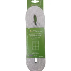 Cintino per tapparella con riduttore in cotone grigio/avana 22 mm x 9 mt 22 gr