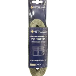 Cintino tapparella per finestra in nylon grigio 20 mm x 5,5 mt