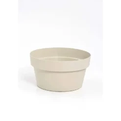 Ciotola in plastica riciclata Mymood 25 cm bianco pietra