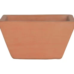 Ciotola quadrata in terracotta 35,5x21x18 cm