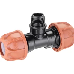 Claber raccordo a T Ø 20 mm filetto 13 mm (1/2")M