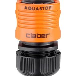 Claber raccordo automatico con Aquastop per tubi da 1/2"