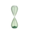 Clessidra Kronos in vetro H29 cm verde