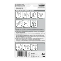 Clip adesive 3M Command™ per decorazioni da esterno XSmall trasparenti