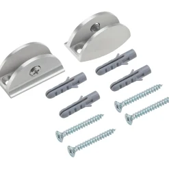 Clip di fissaggio in nichel 2x4x1,7 cm 2 pz