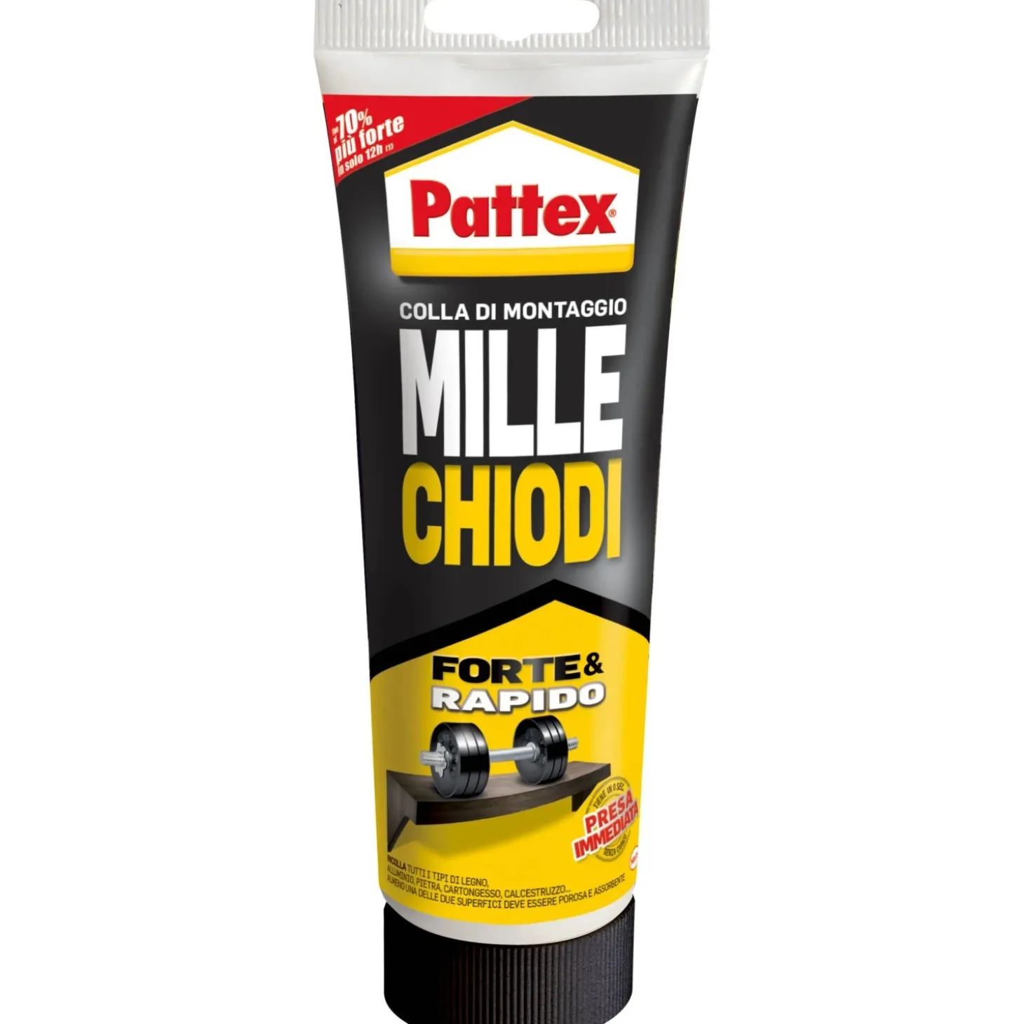 Colla di montaggio Pattex Millechiodi Forte&Rapido 250 g