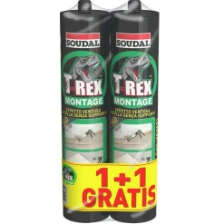 Collante per piastrelle T-REX effetto ventosa 1+1 omaggio 2x380 g