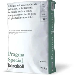 Colla per piastrelle adesivo minerale Special 25 kg bianco