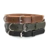 Collare in pelle classic nero Small