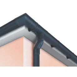 Collarini per tubo pluviale in PVC First Plast Ø 80 mm 3 pz