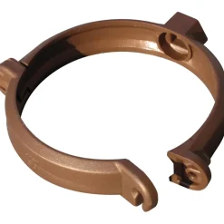 Collarini per tubo pluviale in PVC rame Ø 80 mm 3 pz