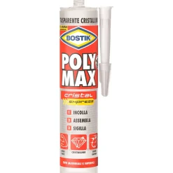 Colla universale in cartuccia Bostik Poly Max Cristal Express 300 g