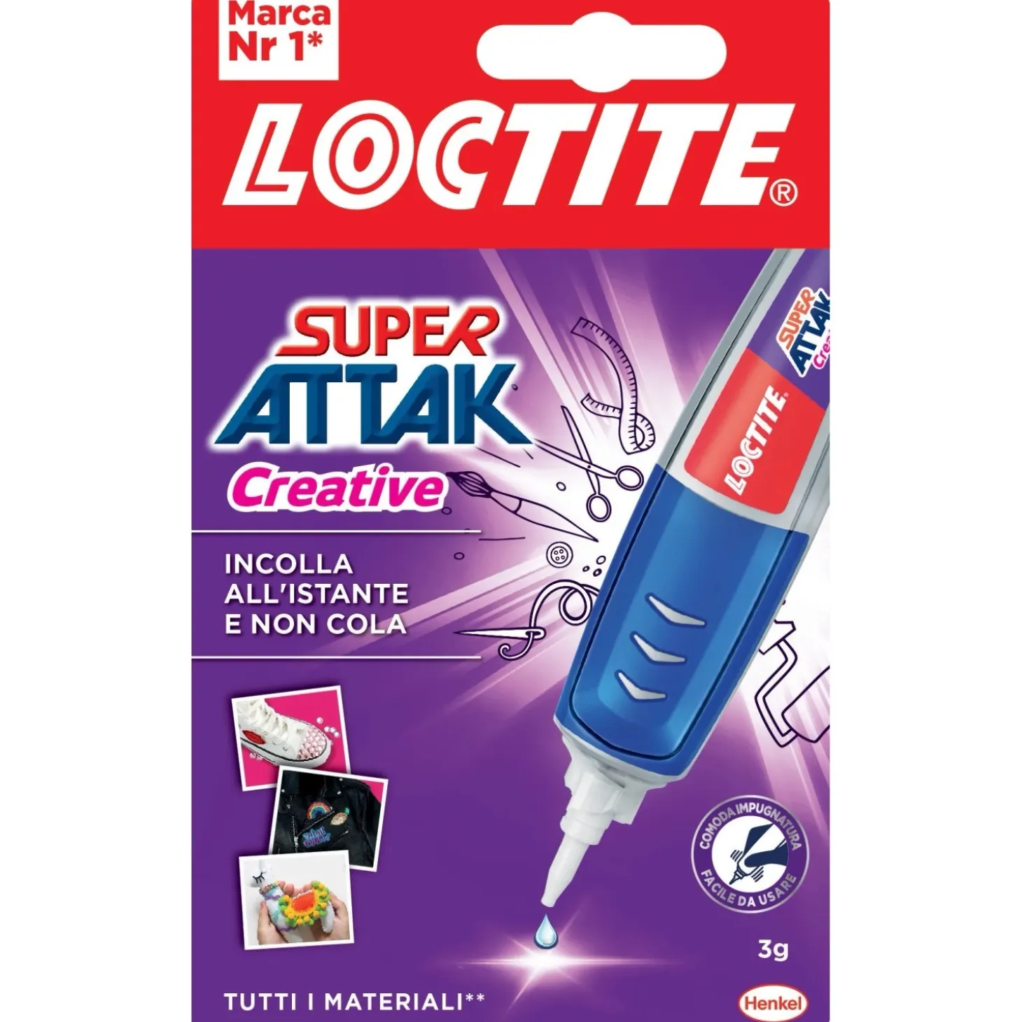 Colla universale Loctite Super Attak Creative 3 g