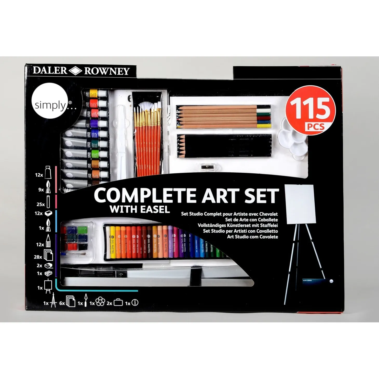 Collezione Art Studio 115 accessori colori assortiti