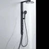 Colonna doccia Aura 3 getti deviatore a 3 vie con bodyjets nero