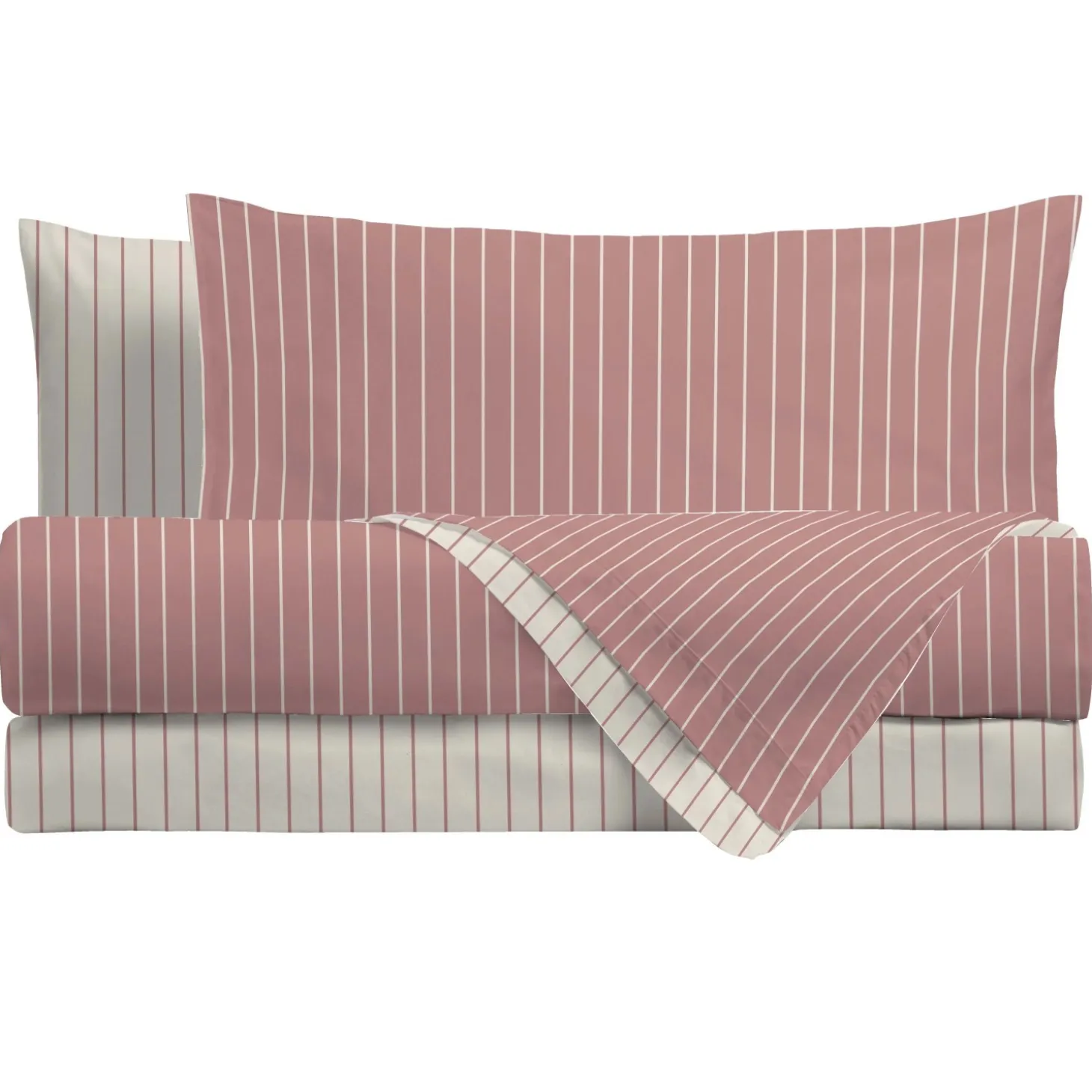Completo letto matrimoniale 240x290 cm rosa