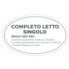 Completo letto singolo Gemitex in cotone assortito