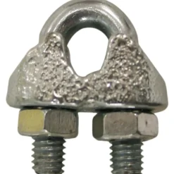 Confezione 4 morsetti zincati Ø 3 mm