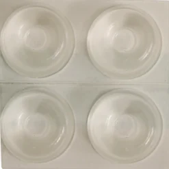 Confezione 4 paracolpi adesivi trasparenti 22,3 x 10,1 mm