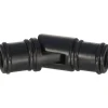 Connettore angolare regolabile per bastone tenda nero Ø 2 cm
