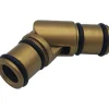 Connettore angolare regolabile per bastone tenda oro Ø 2 cm