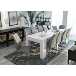 Consolle allungabile Luka bianco 90x52x77 cm