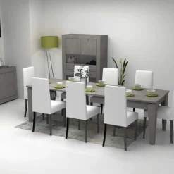 Consolle allungabile Natron cemento 50x90 cm