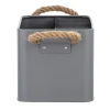 Contenitore bagno Wenko Gara 4 scomparti in acciaio grigio