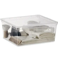 Contenitore in plastica C Box 34x40x17 cm M trasparente