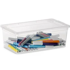 Contenitore in plastica C Box 19x33,5x12 cm XS trasparente