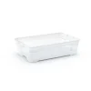 Contenitore in plastica OBI Santos Box 56x38x16 cm M trasparente