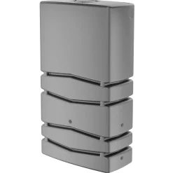 Contenitore per raccolta acqua piovana grigio 78x38x135 cm 350 l