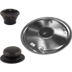 Coperchio per pentola caldaia alluminio 70 cm