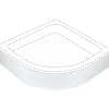 Coperchio piatto doccia semicircolare Idrostile 80 cm bianco