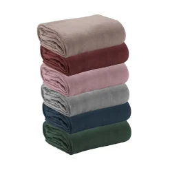 Coperta tinta unita 150x200 cm colori assortiti