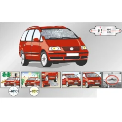 Copertura per parabrezza auto universale