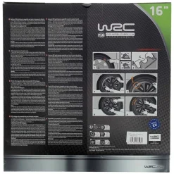 Copricerchioni WRC bicolor 16" TURBO 4 pz