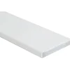 Coprifilo liscio impiallacciato bianco H 7 cm