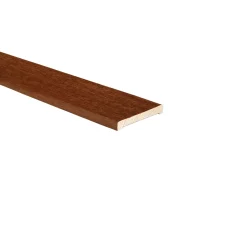 Coprifilo liscio impiallacciato mogano altezza 7 cm