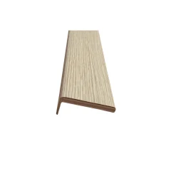 Coprifilo liscio listellare laminato Rov Sbiancato alt 7 cm con aletta