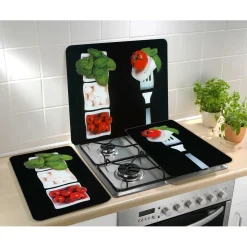 Coprifornelli in vetro Universal Caprese 30x52 cm 2 pz