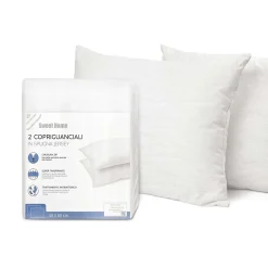 Copriguanciale bianco 50x80 cm set 2 pz