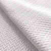 Copriletto Arredo Zig Zag 250x250 cm bianco