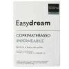 Coprimaterasso singolo spugna 200x90 cm bianco