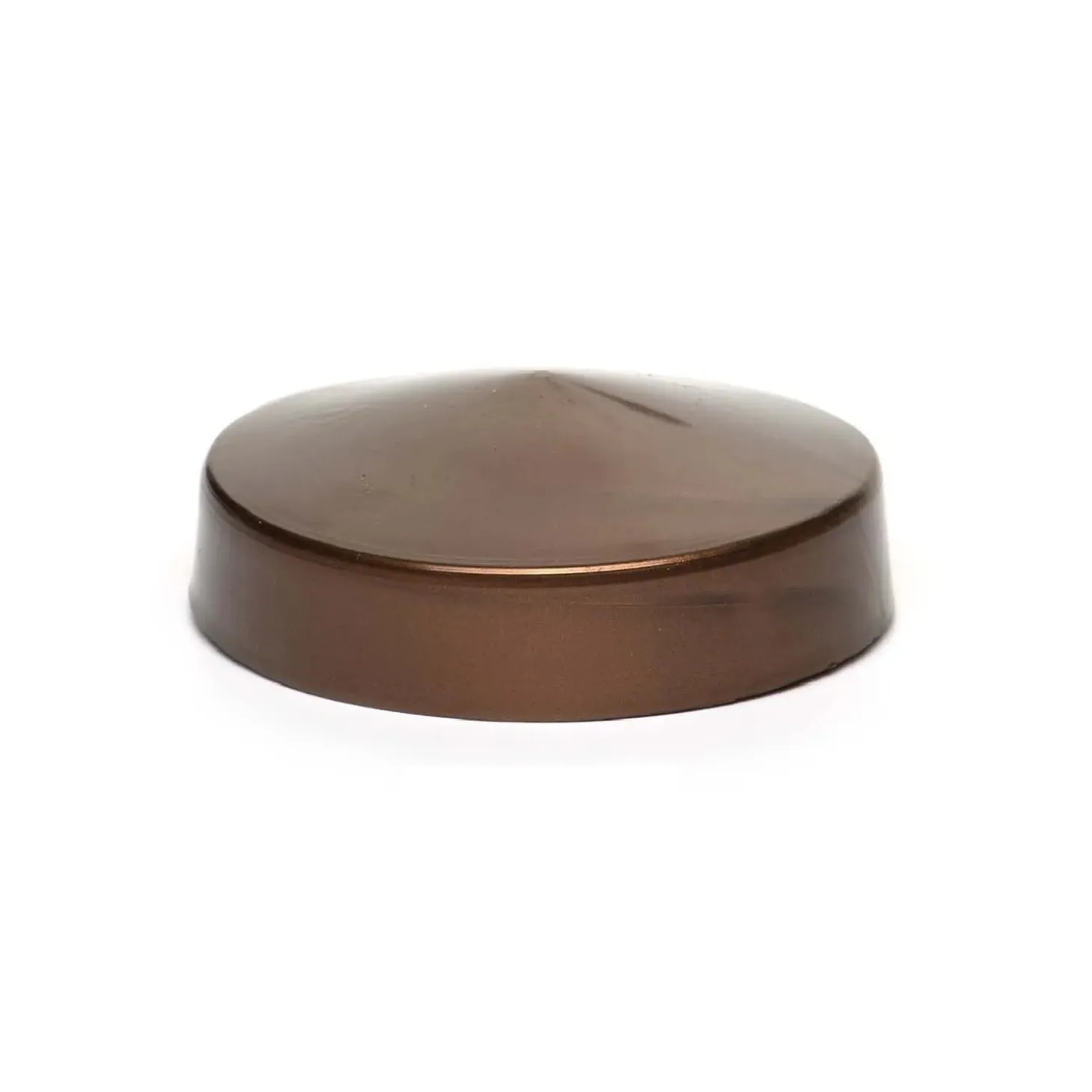 Copripalo in plastica riciclata per pali in legno d. 8 cm rame