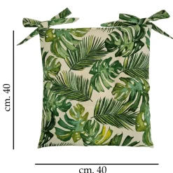 Coprisedia relax bahamas verde 40x40 cm