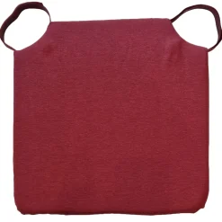 Coprisedia sfoderabile con velcro 40x39 cm bordeaux