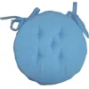 Coprisedia tondo colore azzurro Ø 40 cm