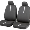 Coprisedili auto nero e grigio 6 pezzi