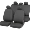 Coprisedili auto nero 14 pezzi
